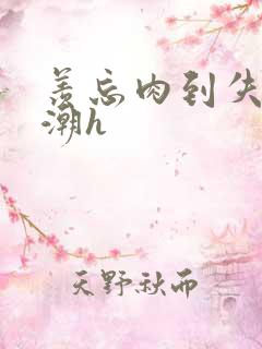 羡忘肉到失禁高潮h