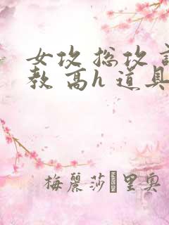 女攻 总攻 调教 高h 道具