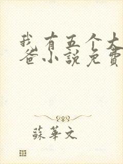 我有五个大佬爸爸小说免费看