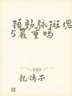 颈动脉斑块1.5严重吗