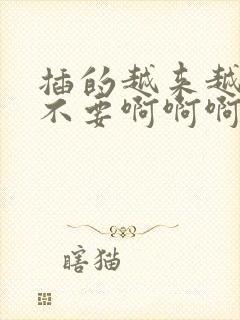 插的越来越深,不要啊啊啊