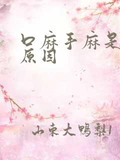 口麻手麻是什么原因