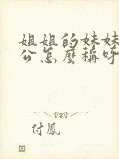 姐姐的妹妹的老公怎么称呼