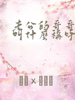 老公的哥哥老婆叫什么称呼