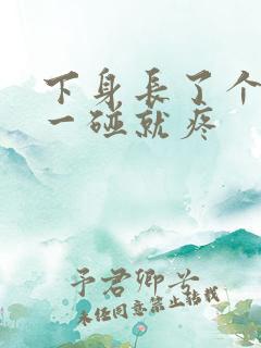 下身长了个疙瘩一碰就疼