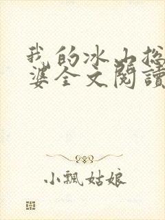 我的冰山总裁老婆全文阅读