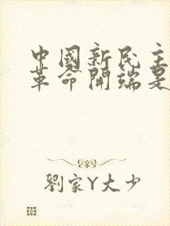 中国新民主主义革命开端是