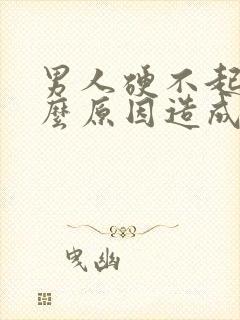 男人硬不起来什么原因造成的