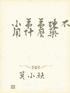 小弟弟硬不起来用什么药