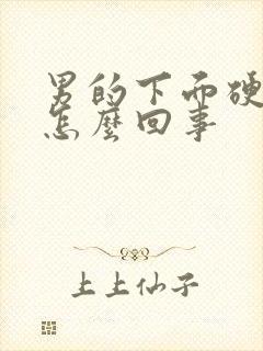 男的下面硬不起怎么回事