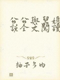 公公与儿媳妇小说全文阅读