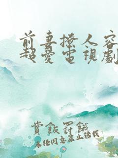 前妻撩人容总他超爱电视剧