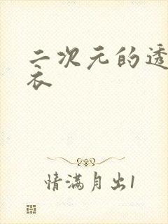 二次元的透明泳衣