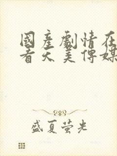 国产剧情在线观看天美传媒