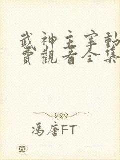 武神主宰动漫免费观看全集免费