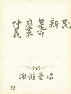 什么是新民主主义革命