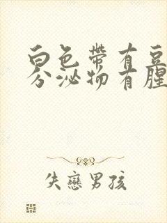 白色带有豆腐渣分泌物有腥臭味