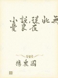小说,从此无心爱良夜