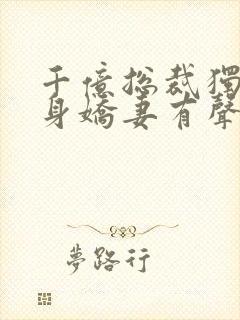 千亿总裁独宠替身娇妻有声版