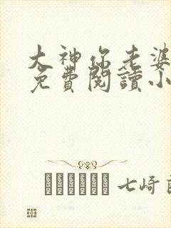 大神你老婆掉了免费阅读小说全文