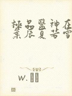 极品医神在都市叶辰夏若雪孙怡