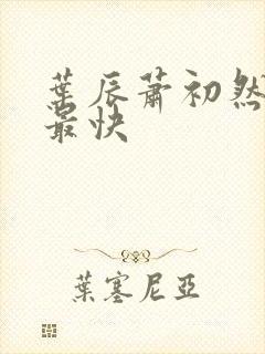 叶辰萧初然更新最快