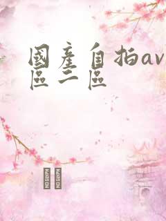 国产自拍av一区二区