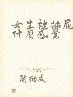 女生被插屁眼是什么感觉