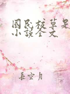 国民校草是女生小说全文