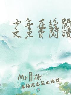 少年在线阅读全文免费阅读_