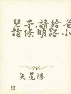 儿子,请给爸爸指条明路小说