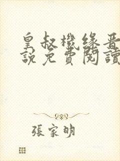 皇叔机缘晋王小说免费阅读无弹窗