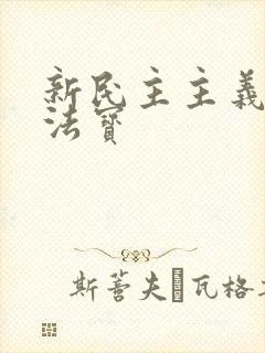 新民主主义革命法宝