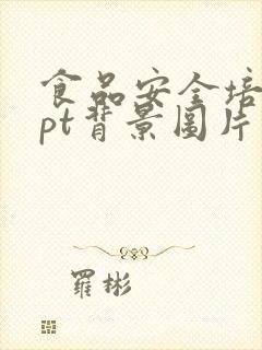 食品安全培训ppt背景图片