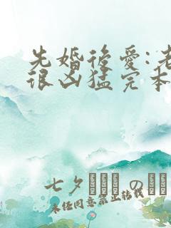 先婚后爱:老公很凶猛完本txt下载