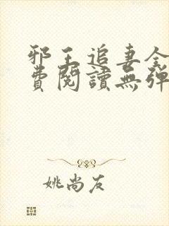 邪王追妻全文免费阅读无弹窗