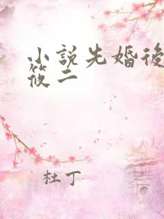小说先婚后爱梦筱二