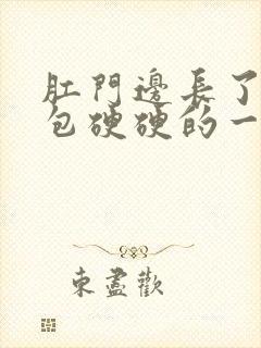 肛门边长了一个包硬硬的一碰就痛