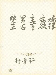 双男主病娇文男主占有欲很强小说