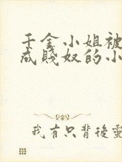 千金小姐被调教成贱奴的小说阅读
