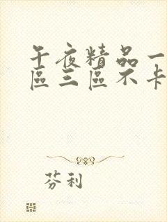 午夜精品一区二区三区不卡顿