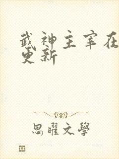 武神主宰在那里更新