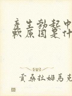 产生勃起中途疲软原因是什么