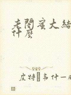 老闺蜜大结局是什么