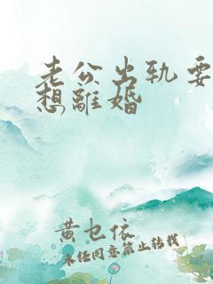 老公出轨要我不想离婚