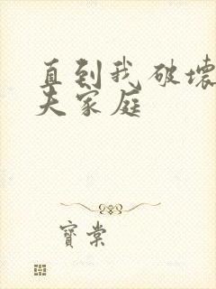 直到我破坏了丈夫家庭