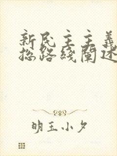 新民主主义革命总路线阐述的内容包括