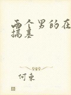 两个男的在床上搞基