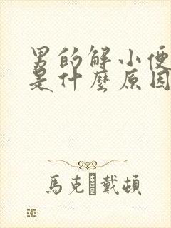 男的解小便有血是什么原因