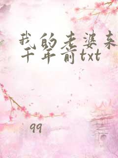 我的老婆来自一千年前txt
